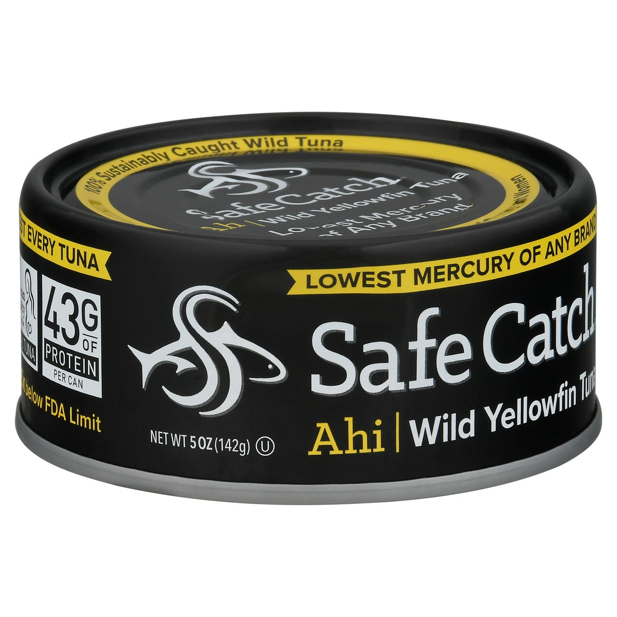 slide 2 of 9, Safe Catch Yellowfin Tuna, Wild, Ahi 5 Oz, 5 oz