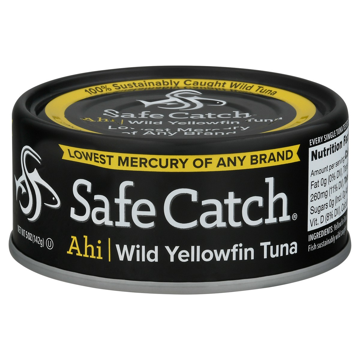 slide 3 of 9, Safe Catch Yellowfin Tuna, Wild, Ahi 5 Oz, 5 oz