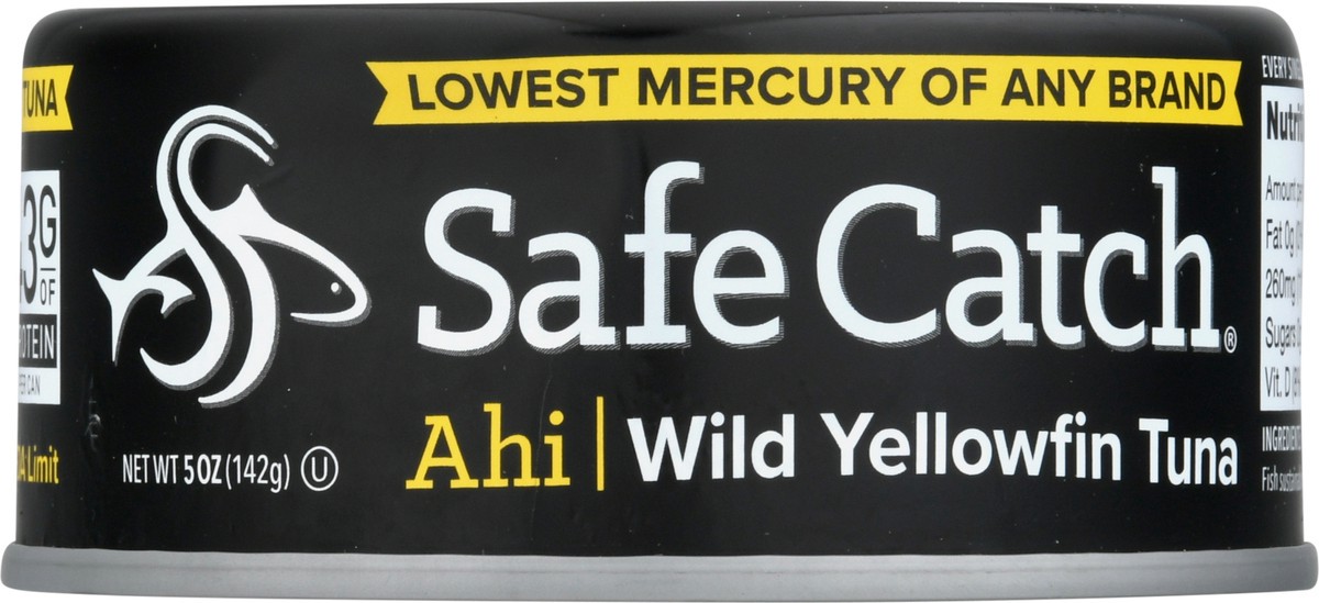 slide 6 of 9, Safe Catch Yellowfin Tuna, Wild, Ahi 5 Oz, 5 oz