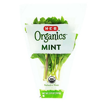 slide 1 of 1, H-E-B Organics Mint, 1 ct