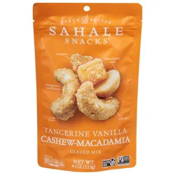 Sahale Snacks Tangerine Vanilla Cashew-Macadamia Glazed Mix 4 oz