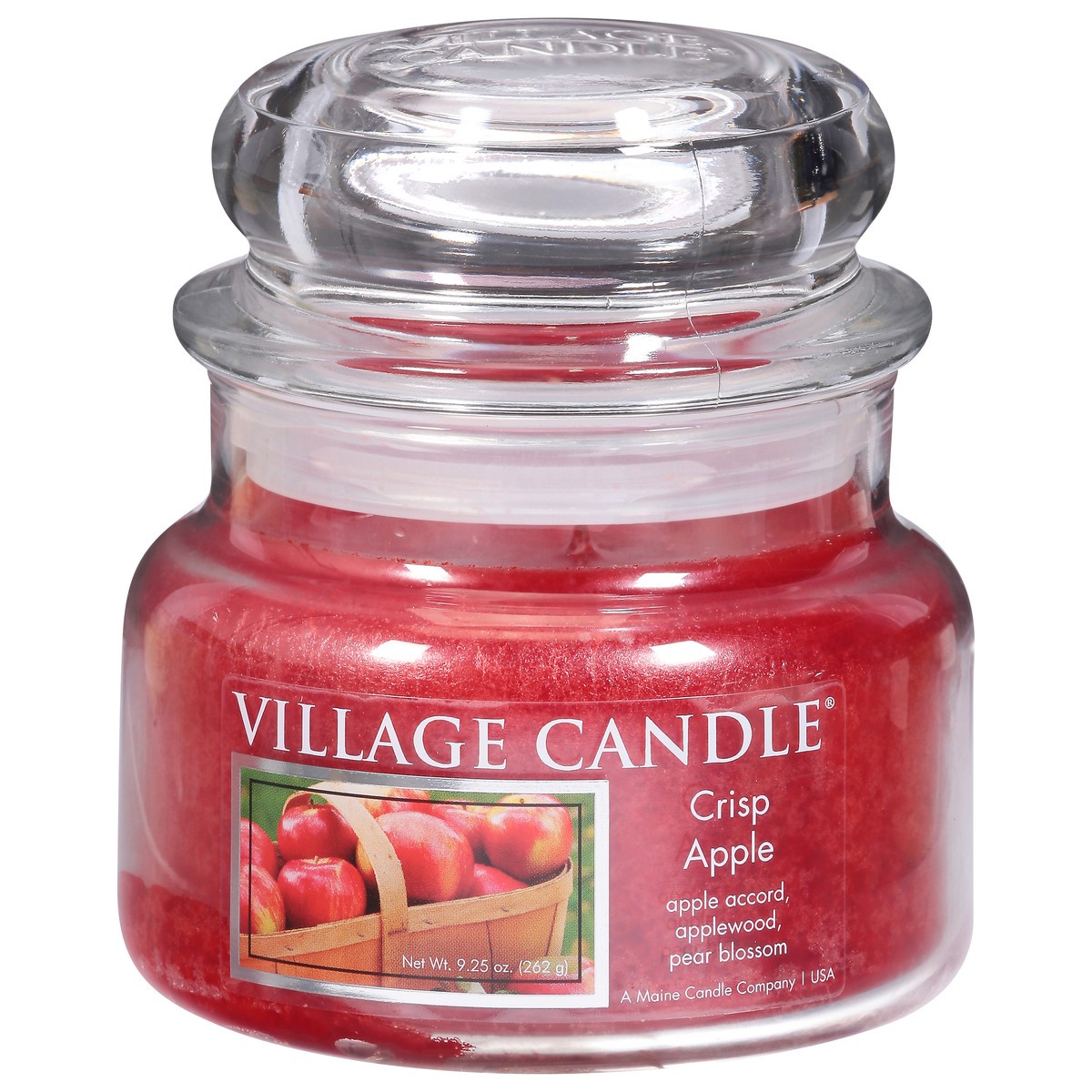 slide 1 of 9, Village Candle Crisp Apple Candle 1 ea, 11 oz