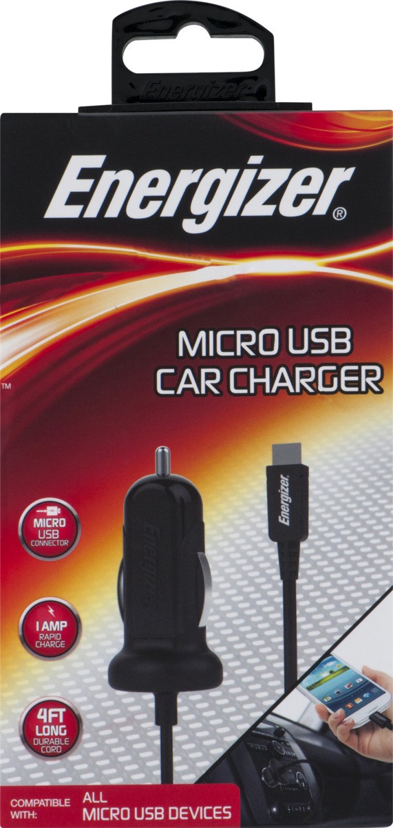 slide 3 of 9, Energizer Micro Usb Car Charger, 1 ct