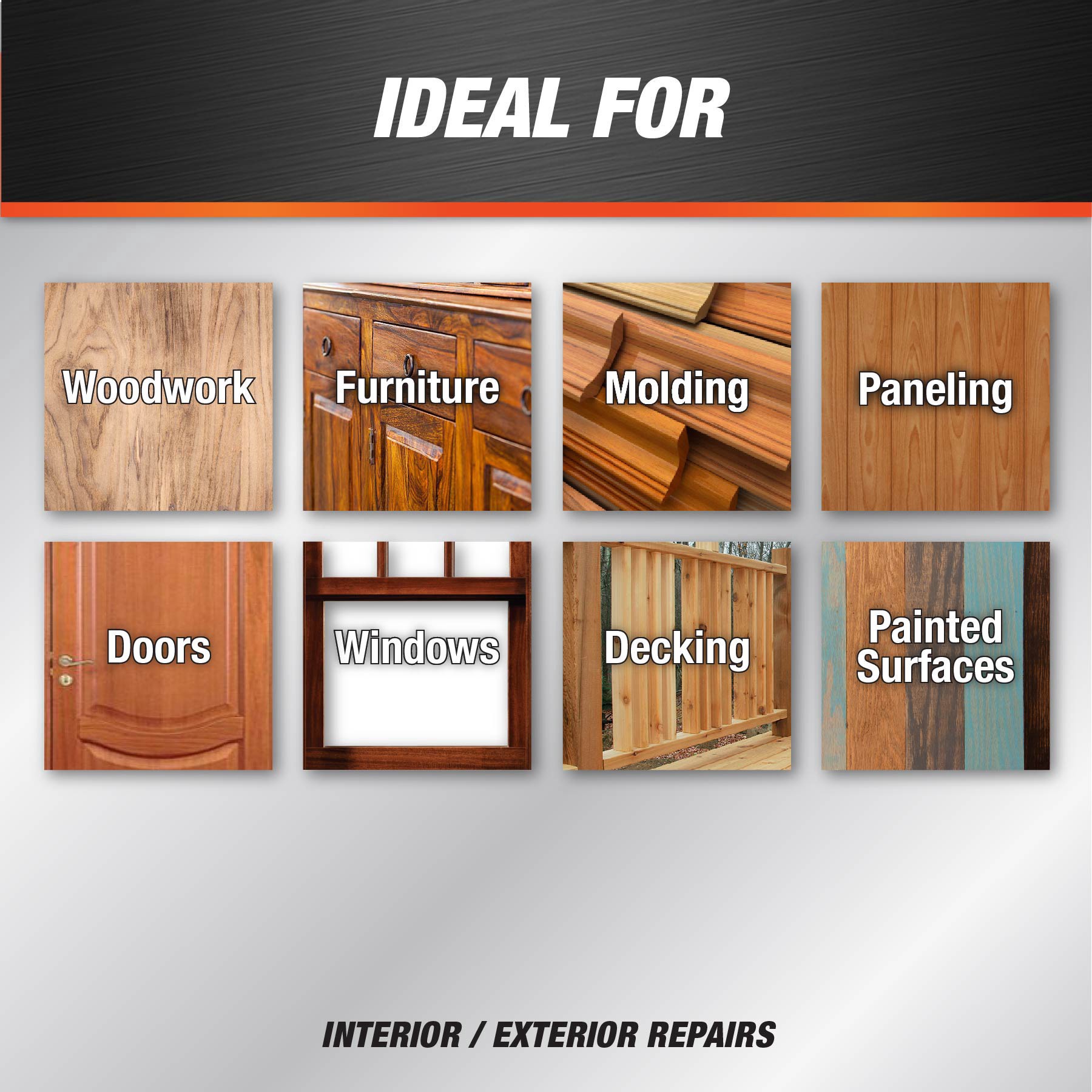 slide 4 of 6, DAP Plastic Wood 32-oz Natural Wood Filler, 32 oz