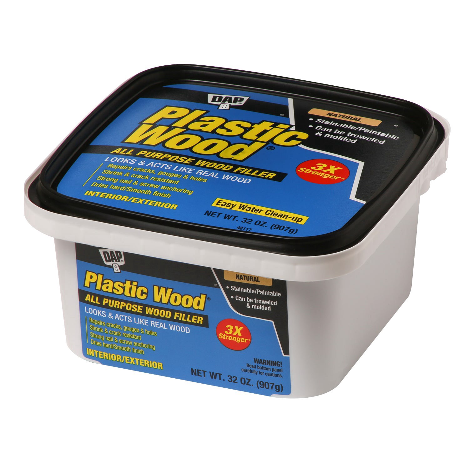 slide 1 of 6, DAP Plastic Wood 32-oz Natural Wood Filler, 32 oz