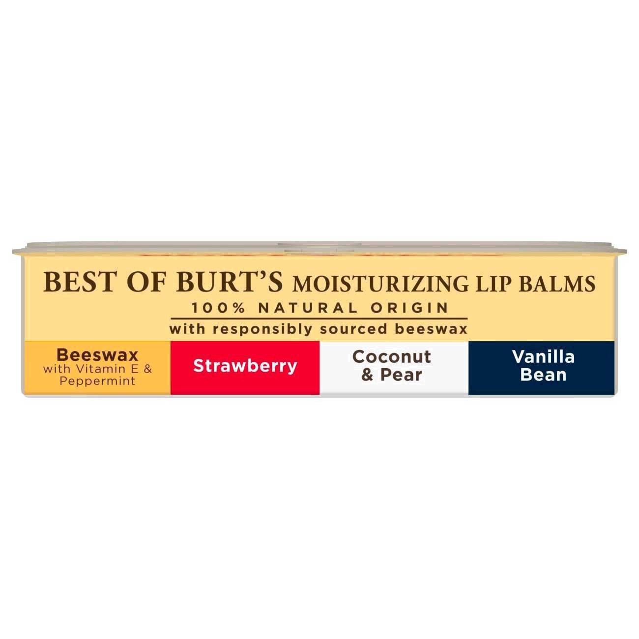 slide 132 of 150, Burt's Bees Natural Origin Moisturizing Multipack Lip Balm, 4 ct