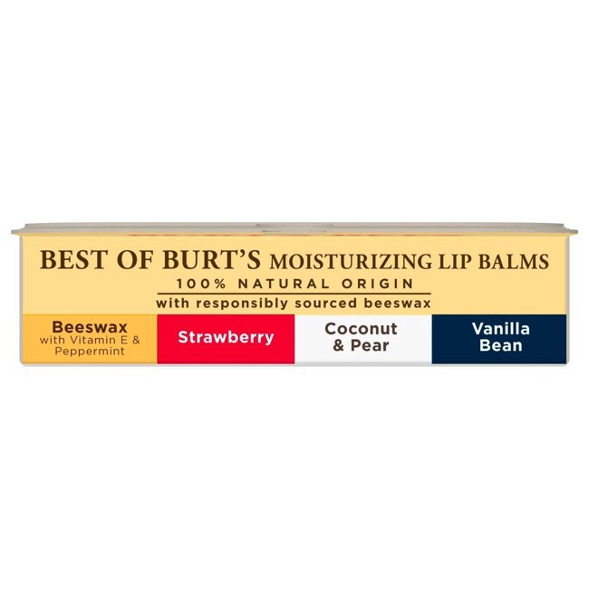 slide 144 of 150, Burt's Bees Natural Origin Moisturizing Multipack Lip Balm, 4 ct