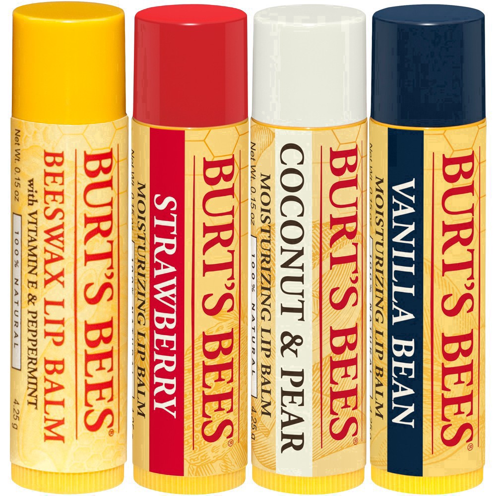 slide 19 of 150, Burt's Bees Natural Origin Moisturizing Multipack Lip Balm, 4 ct