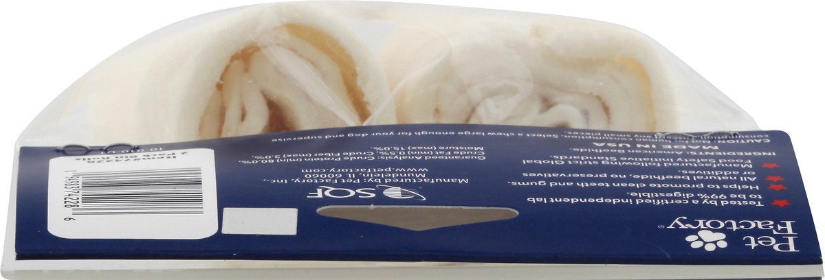 slide 8 of 8, Pet Factory American 8" Beefhide Rolls USA, 2 ct