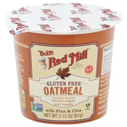 Bob's Red Mill Gluten Free Brown Sugar and Maple Oatmeal 2.15 oz