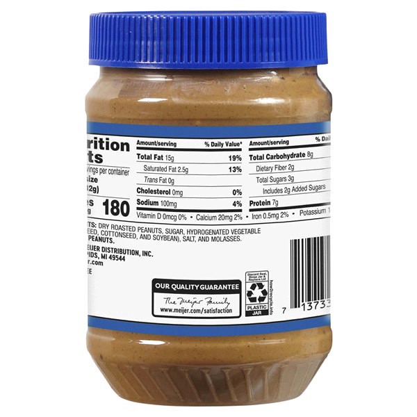 slide 12 of 17, Meijer Crunchy Peanut Butter, 28 oz