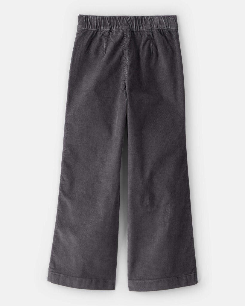 slide 3 of 3, Carter's Carters Girls Corduroy Wide-Leg Pants - Grey Grey 5, 1 ct