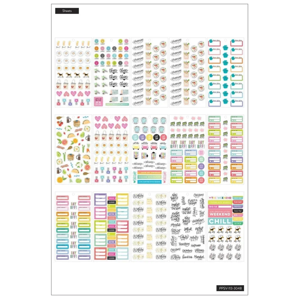 slide 2 of 3, Sticker Planner Essentials Value Pack - The Happy Planner, 1 ct