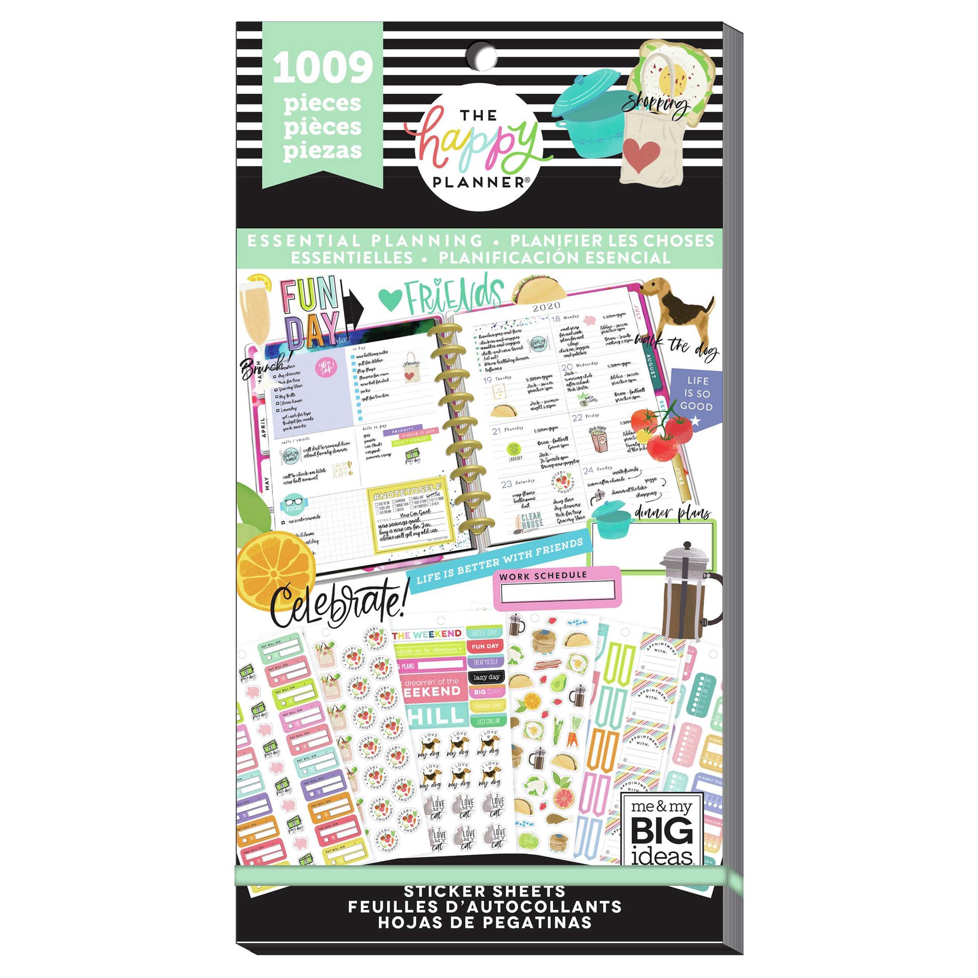 slide 1 of 3, Sticker Planner Essentials Value Pack - The Happy Planner, 1 ct