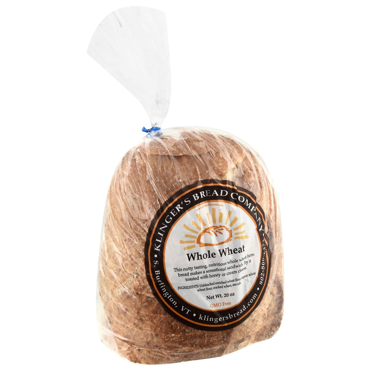 slide 3 of 4, Klinger's Whole Wheat Bread - 20 OZ, 20 oz