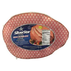 Silver Star Half Ham, Lower Salt, Semi Boneless
