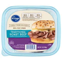 Kroger Thin Sliced Fat Free Traditional Roast Beef