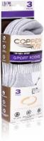 slide 1 of 1, Copper Fit Compression Sport Socks White, 3 ct