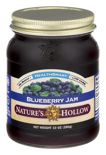 slide 1 of 2, Nature's Hollow Sugar Free Blueberry Jam, 10 oz