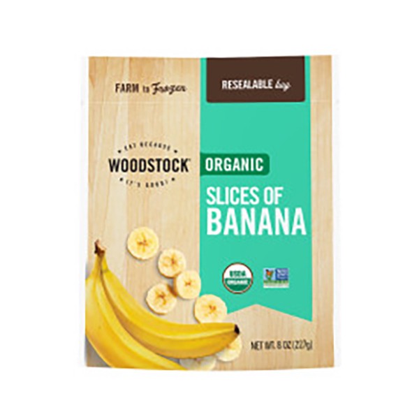 slide 1 of 2, Woodstock Farms Woodstock Org Sliced Bananas, 8 oz