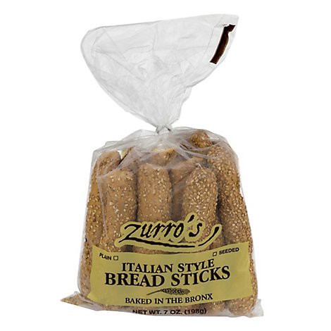 slide 1 of 1, Zurro's Italian Style Bread Sticks, 1 oz