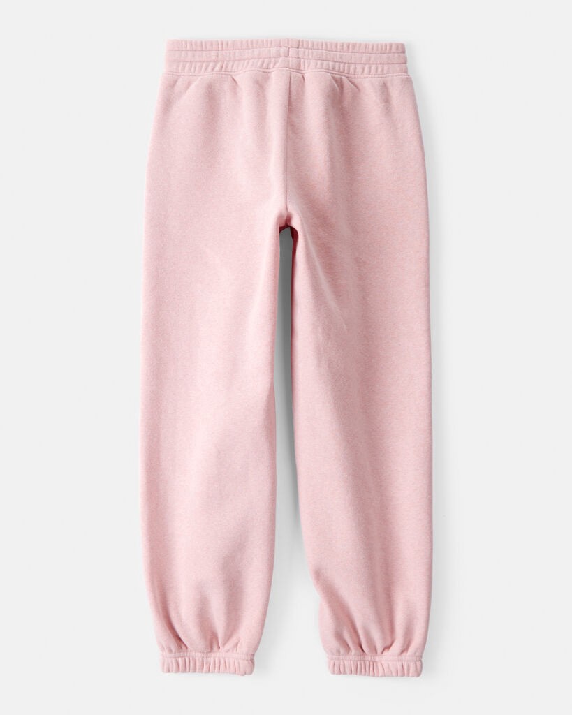 slide 3 of 3, Oshkosh Girls Fleece Joggers - Pink Pink 14, 1 ct