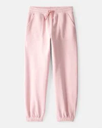 Oshkosh Girls Fleece Joggers - Pink Pink 14