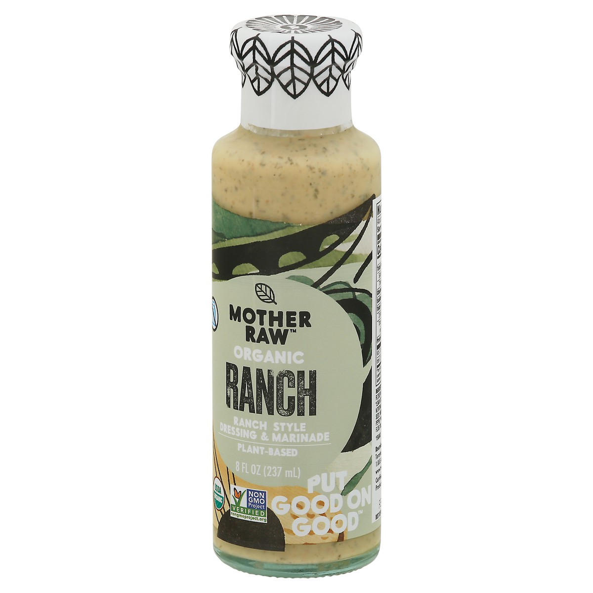 slide 4 of 12, Mother Raw Organic Ranch Style Dressing & Marinade 8 fl oz, 8 fl oz