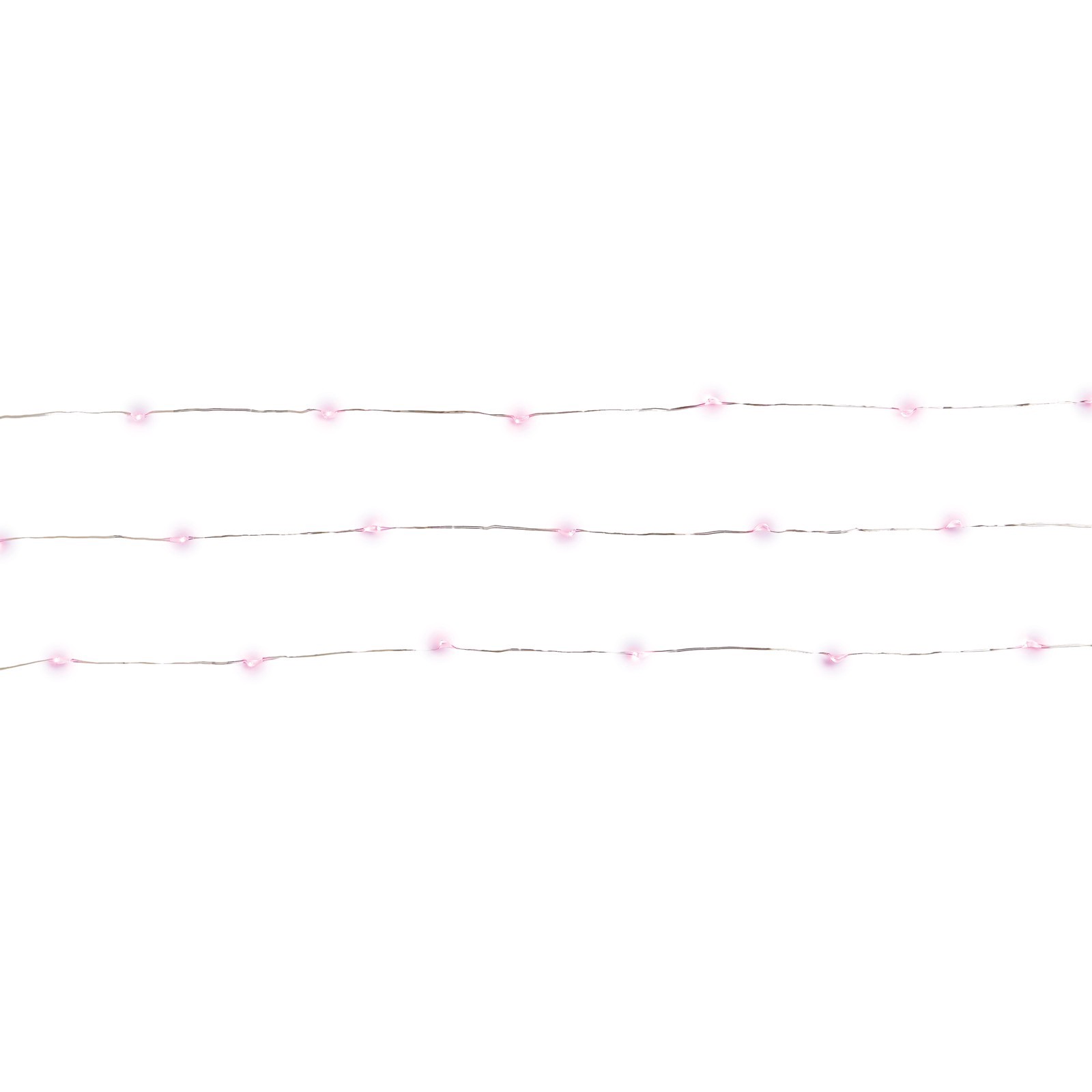 slide 2 of 3, Apothecary & Company Decorative String Lights, Pink, 10 ft