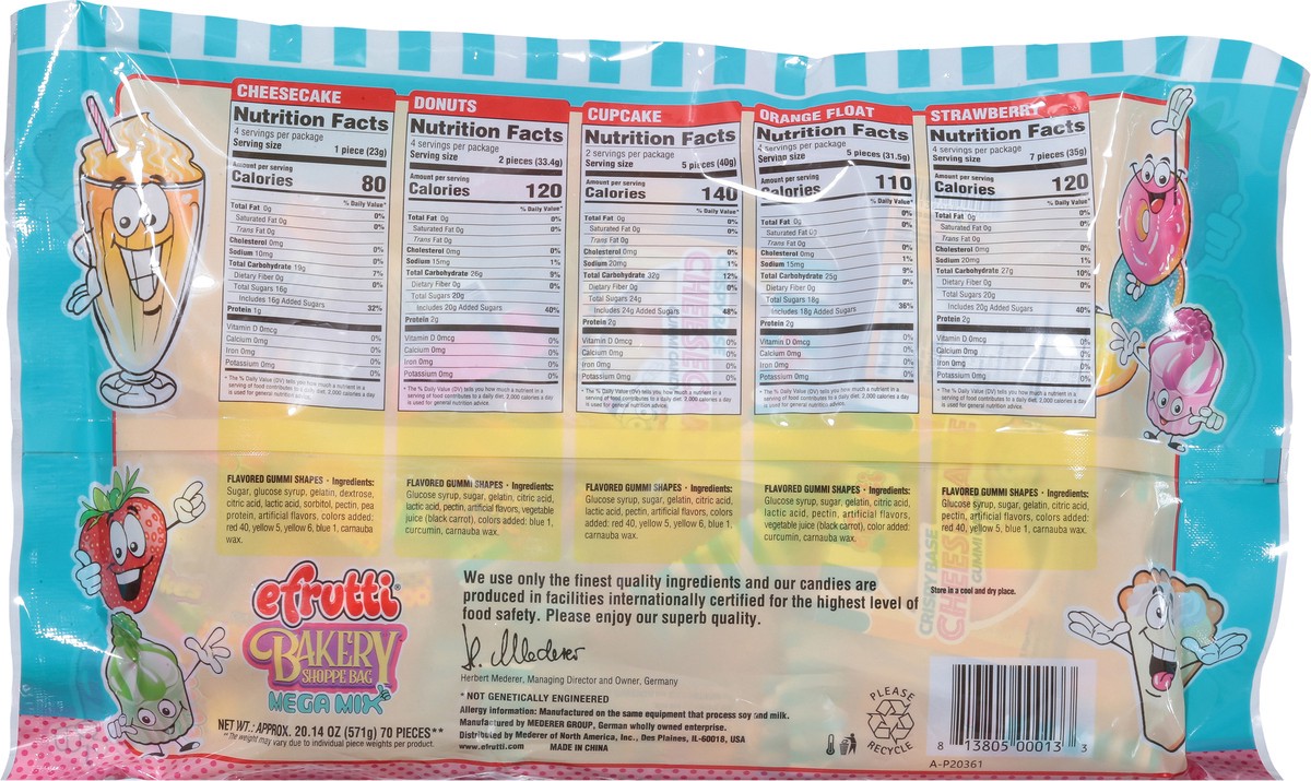 slide 10 of 15, eFrutti Mega Mix Gummi Candy 70 ea, 70 ct