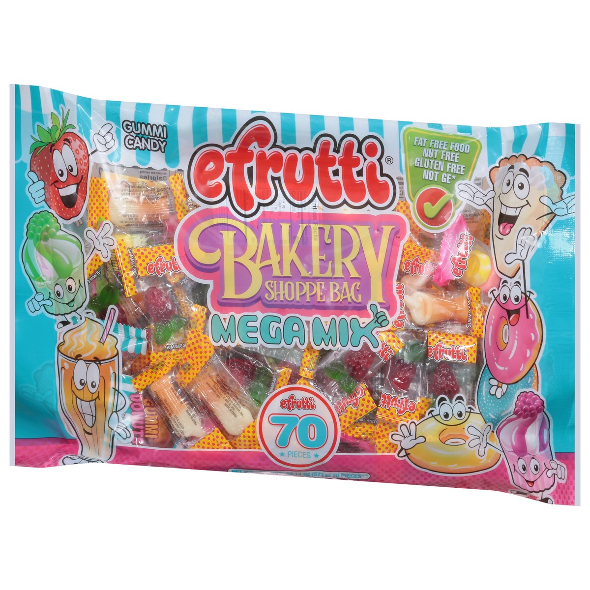 slide 3 of 15, eFrutti Mega Mix Gummi Candy 70 ea, 70 ct