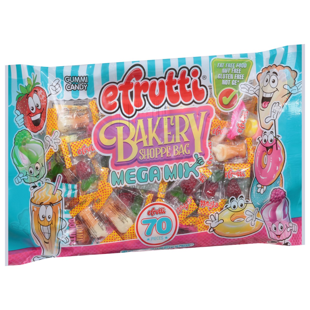 slide 5 of 15, eFrutti Mega Mix Gummi Candy 70 ea, 70 ct