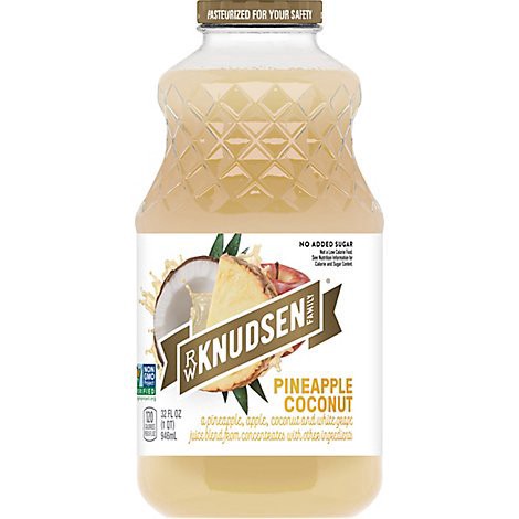 slide 1 of 1, R.w. Knudsen Family Pineapple Coconut Juice Blend - 32 Oz, 32 oz