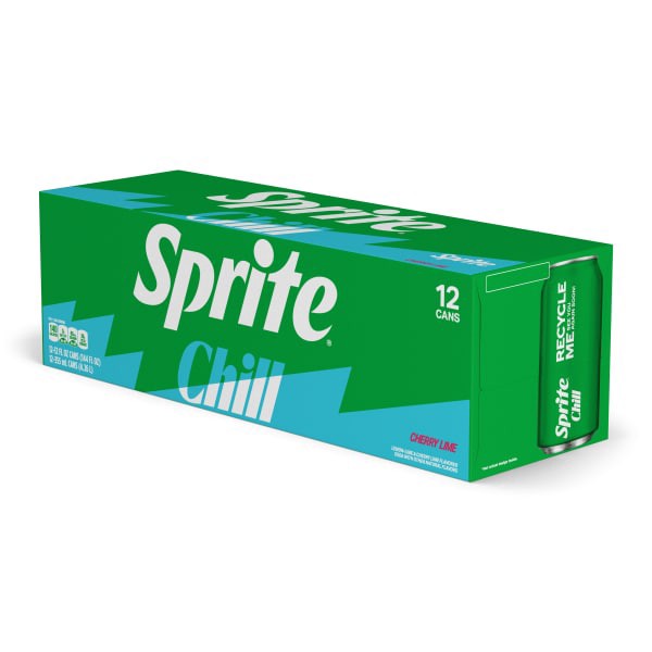 slide 12 of 13, Sprite Chill Fridge Pack Cans- 12 ct, 12 ct