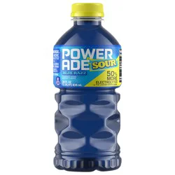 Powerade Blue Razz Sour Bottle, 28 fl oz