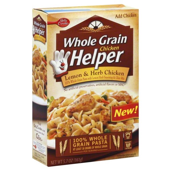 slide 1 of 6, Betty Crocker Lemon & Herb Chicken Whole Grain Chicken Helper, 5.7 oz