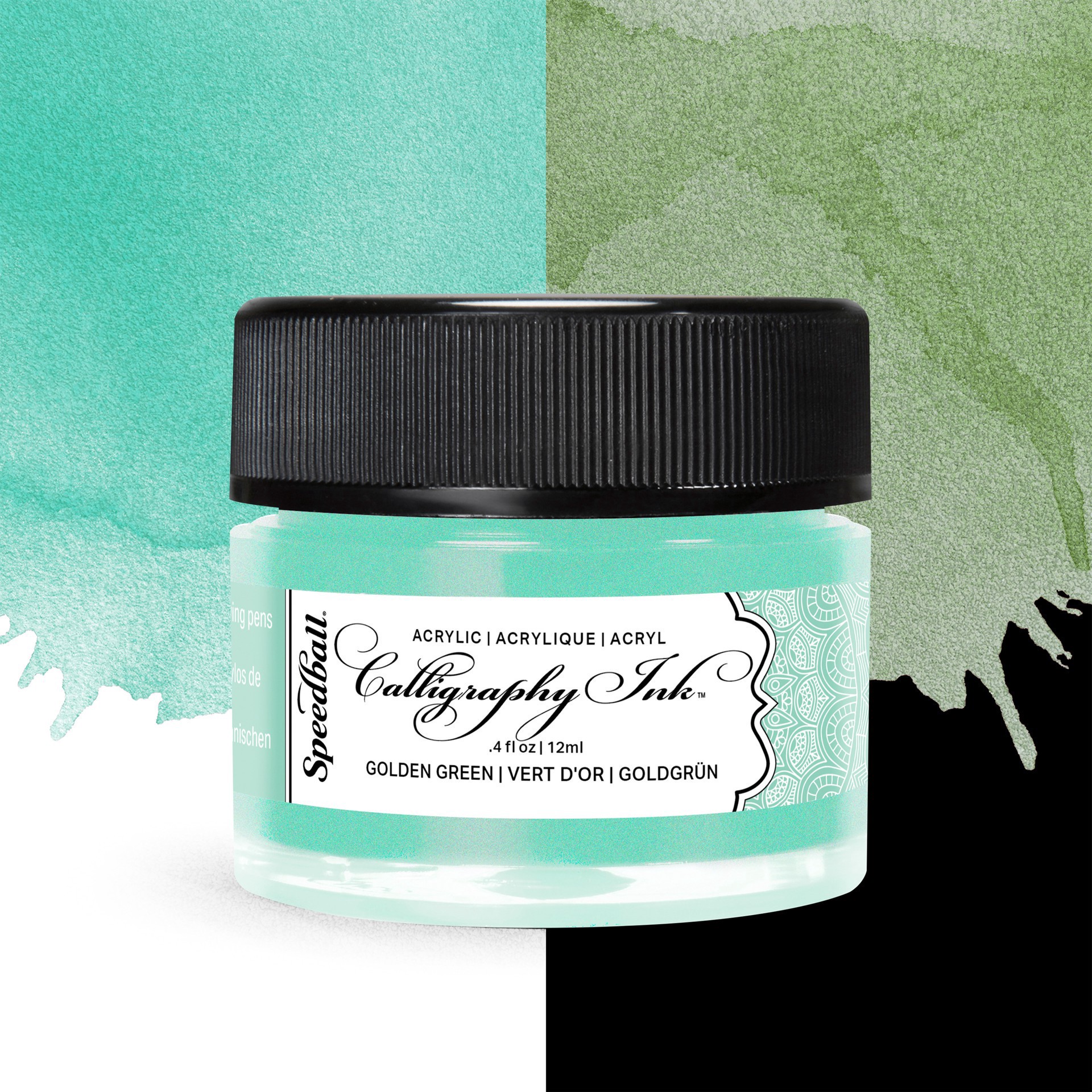 slide 7 of 8, Speedball Iridescent Calligraphy Ink Set, 0.4 fl oz