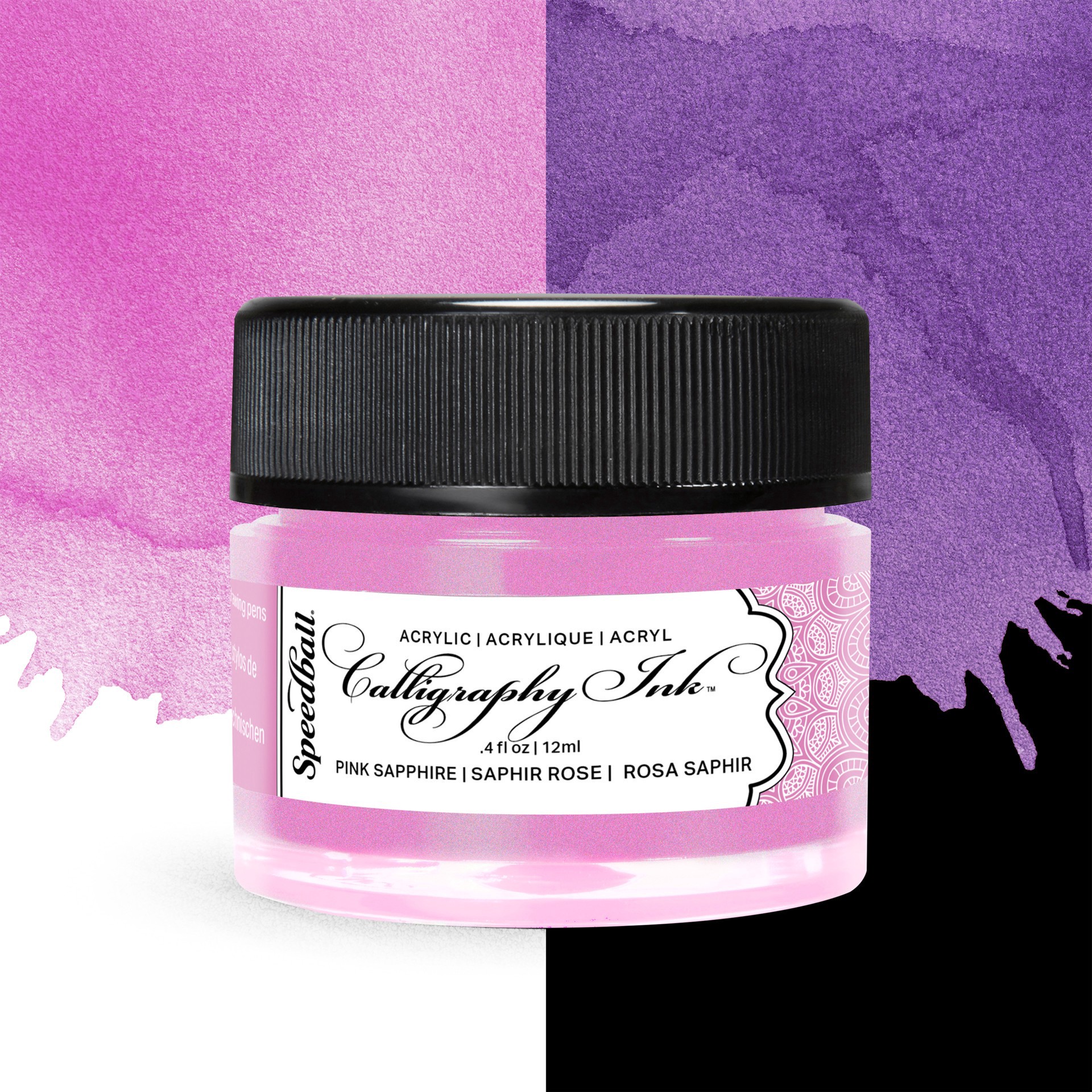 slide 8 of 8, Speedball Iridescent Calligraphy Ink Set, 0.4 fl oz