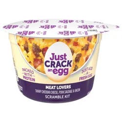 Just Crack an Egg Meat Lovers Scramble Kit, 2.25 oz Cup