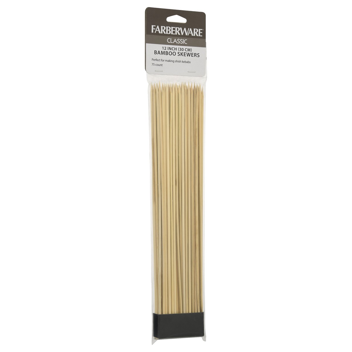slide 6 of 9, Farberware Bamboo Skewers, Classic, 12 Inch, 75 ct