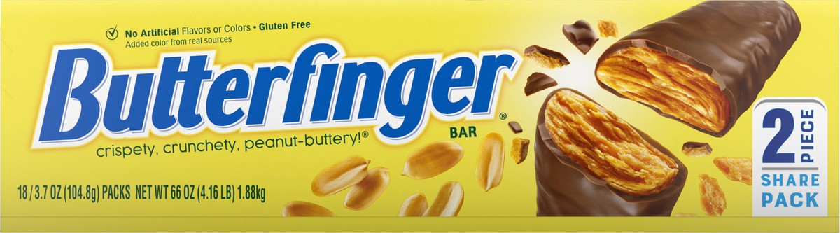 slide 6 of 11, Butterfinger Single Bottom Carton 160225 - Evday - Us50Fp 18 Ct, 18 ct