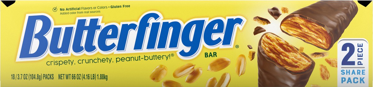 slide 10 of 11, Butterfinger Single Bottom Carton 160225 - Evday - Us50Fp 18 Ct, 18 ct