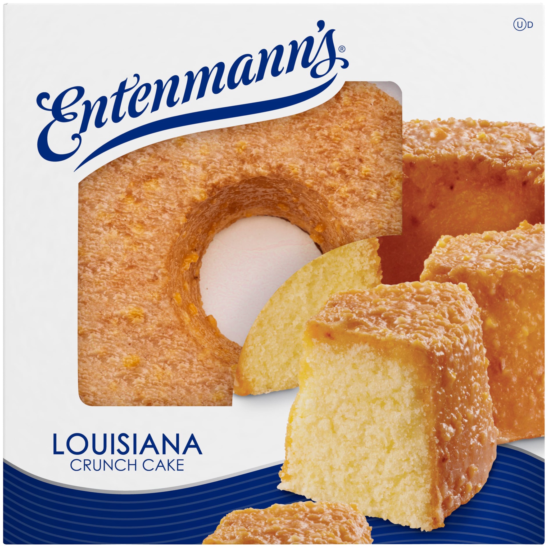 slide 1 of 6, Entenmann's Louisiana Crunch Cake, 20 oz, Coconut Bunt Cake, Box, 20 oz