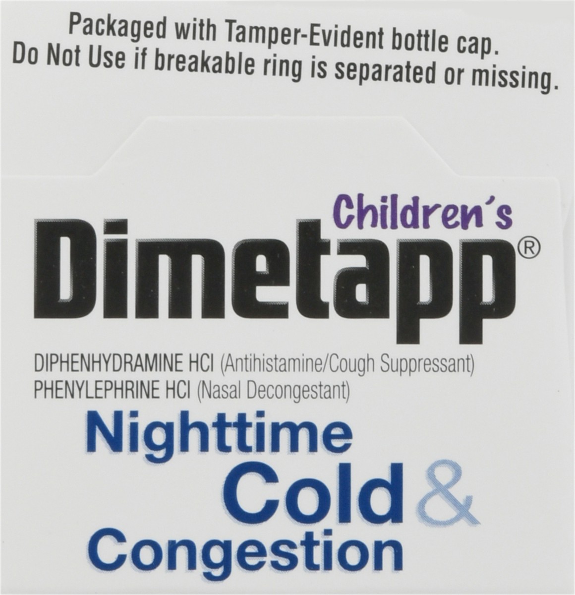 slide 9 of 9, Dimetapp Night Time Childrn Cold/Congestn, 4 fl oz