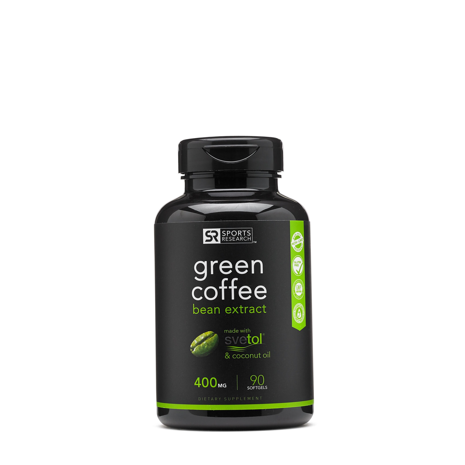 slide 1 of 1, Sports Research Green Coffee Bean Extract, 90 ct