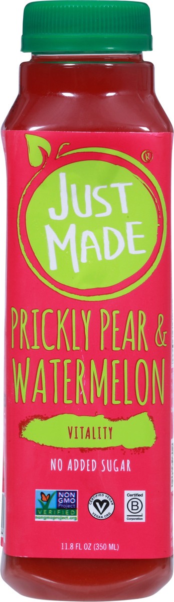 slide 7 of 9, Just Made Vitality Prickly Pear & Watermelon Fruit & Vegetable Drinks 11.8 fl oz, 11.8 fl oz