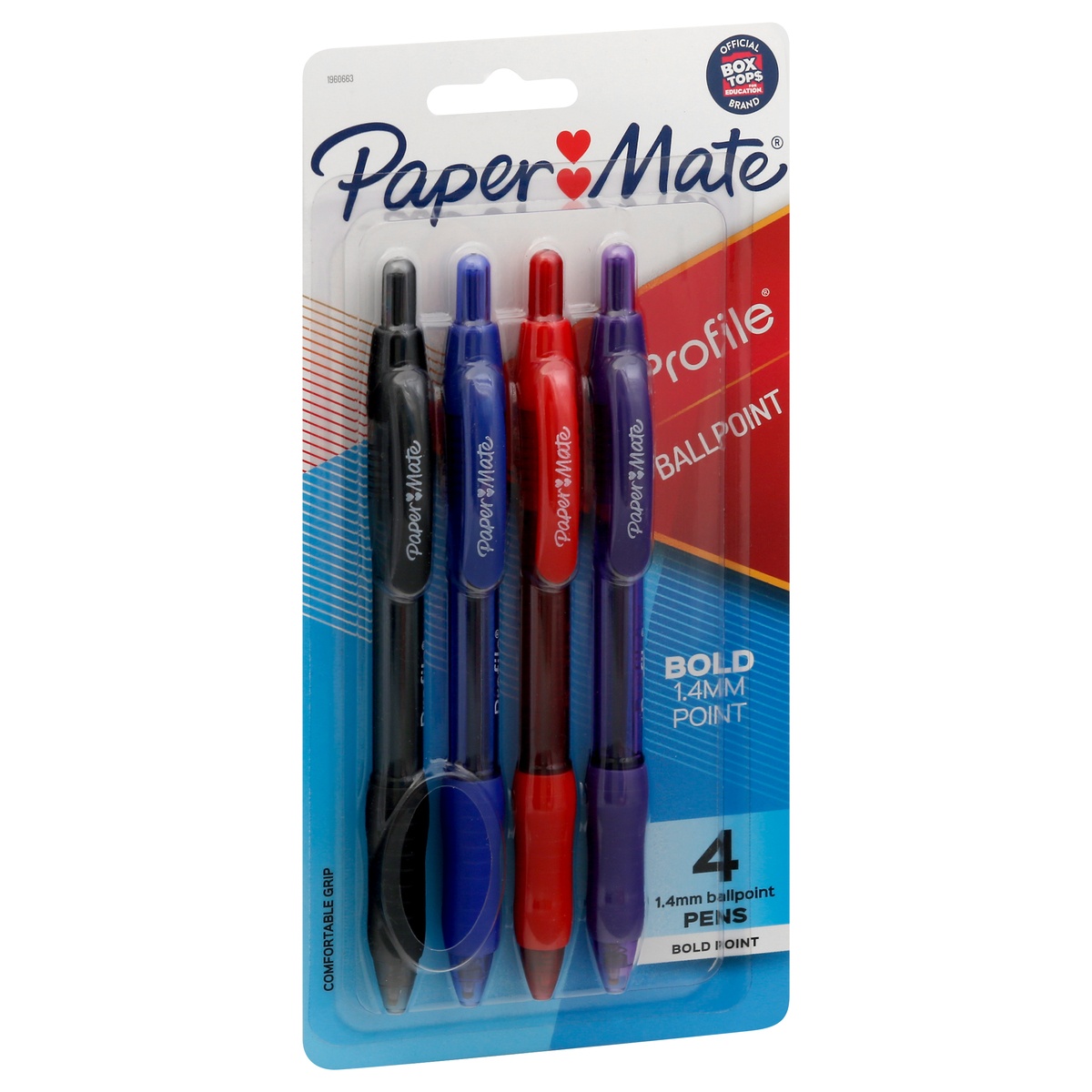 slide 2 of 8, Paper Mate Bold Point Click Pen, 4 ct