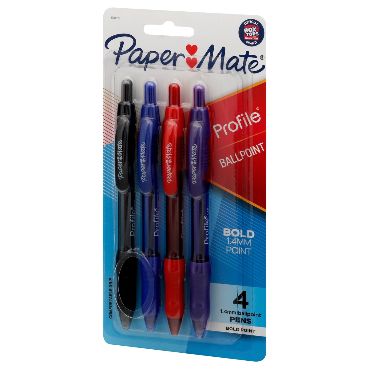 slide 3 of 8, Paper Mate Bold Point Click Pen, 4 ct
