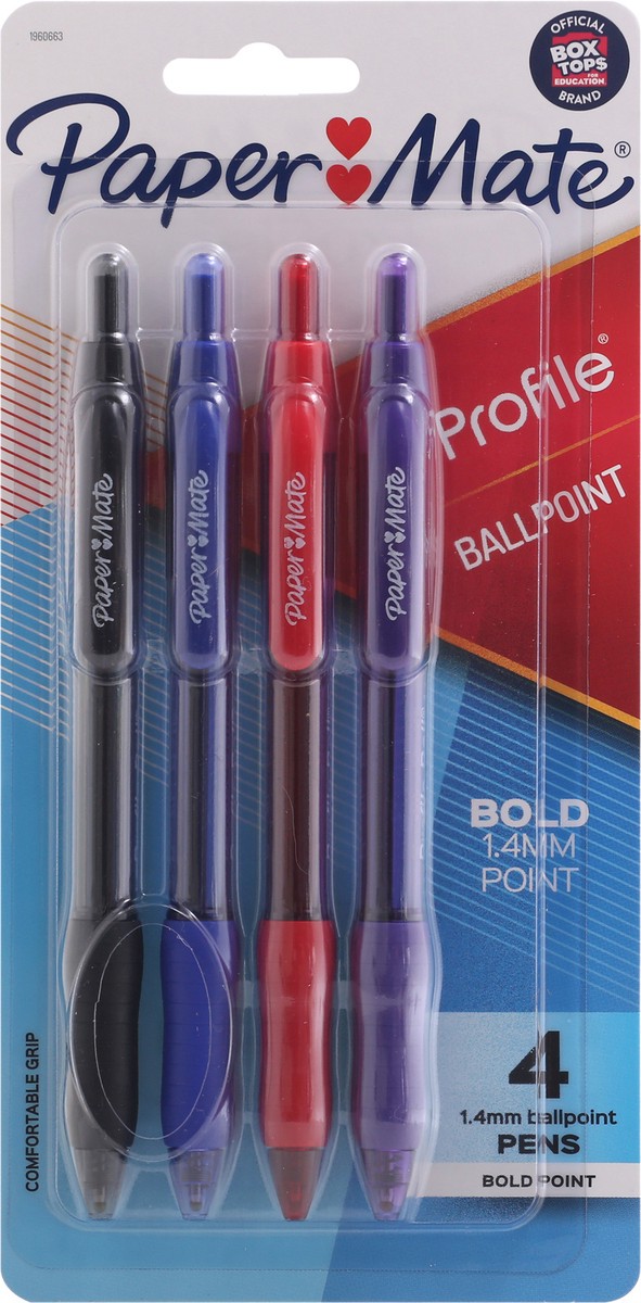 slide 5 of 9, Paper Mate Ball Point Pens Assorted Colors, 10 Ct, 10 ct