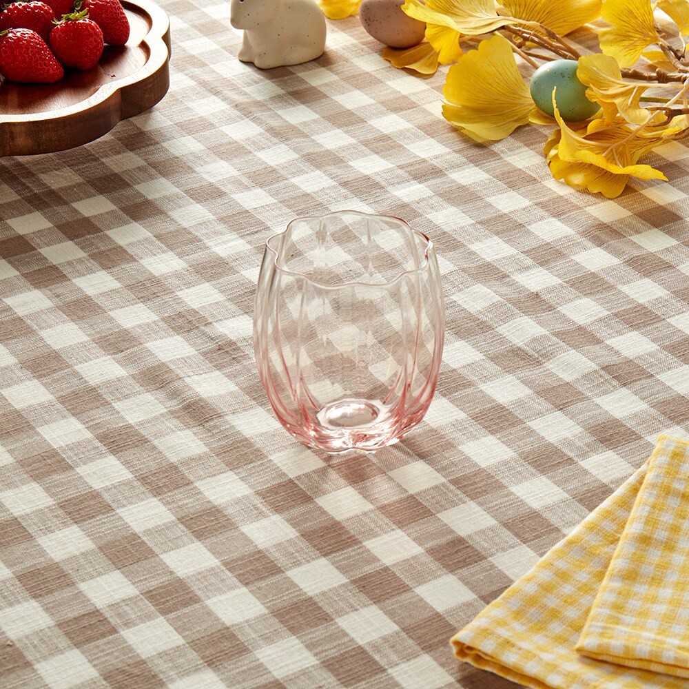 slide 2 of 3, Sewing Down South 13.5 Ounce Scalloped Stemless Wine Glass, 13.5 oz